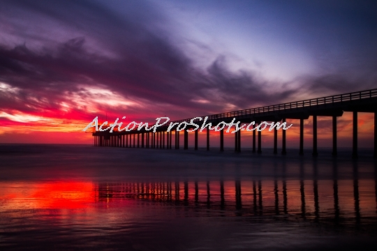  Scripps  Pier Sunset