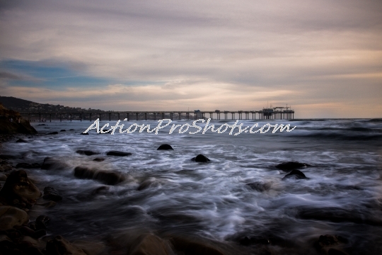 Stormy Scripps Pier