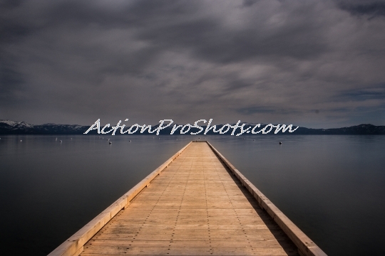 Stormy Tahoe Pier