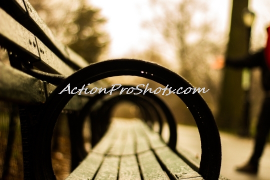 Through a Bench Light