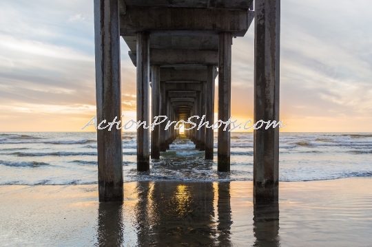 Under Scripss Pier before Sunset